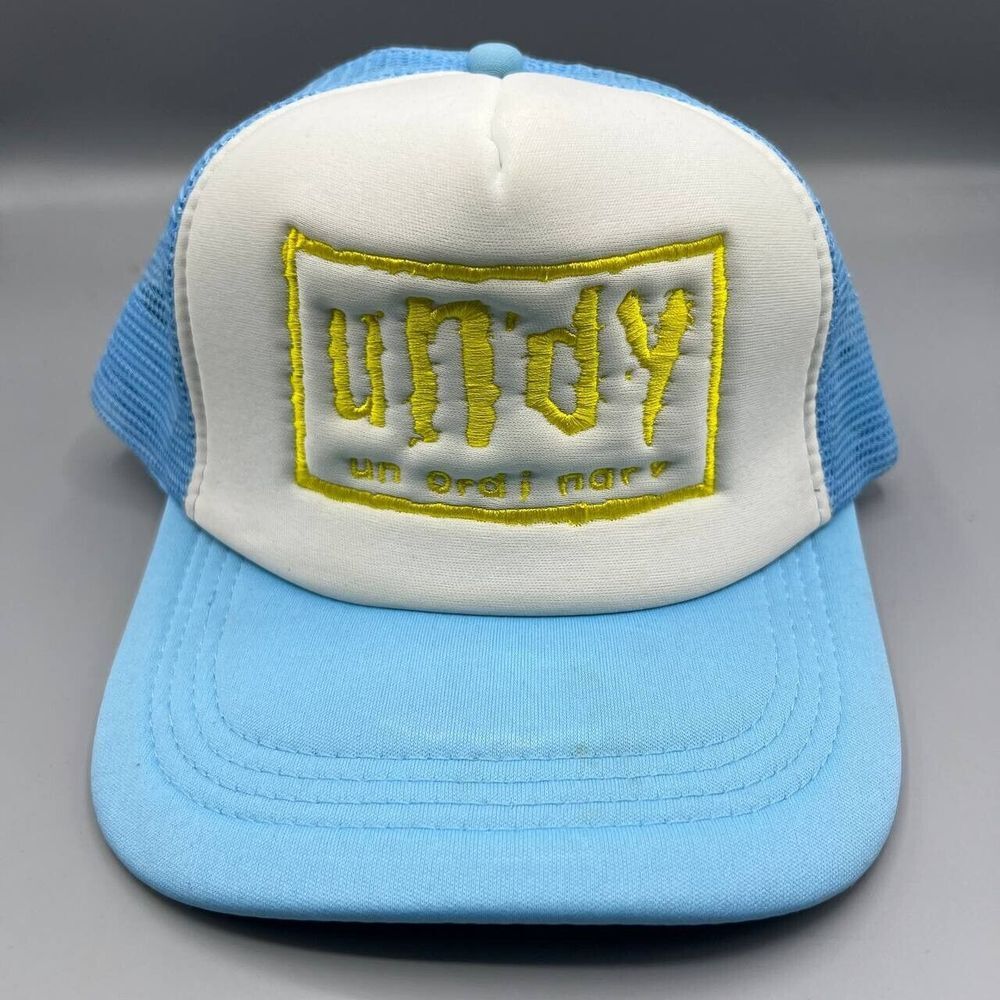 Un Ordinary Un'dy Trucker Hat Men Blue White Snap Back Cap